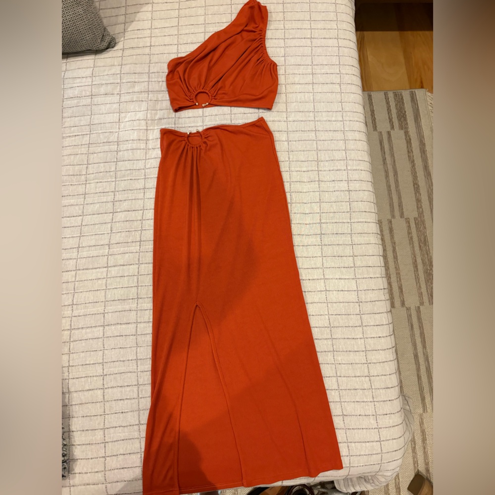 Hello Molly Rust Two-Piece Set
